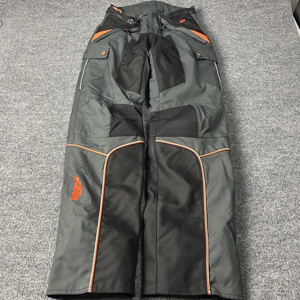 KTM PowerWear Snow Pants Mens Small Gray Black Insulated Motorcycle Riding